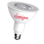 eLumigen 12W PAR38, 1000 Lumens, 120V, 4000K, 25°, 75W Equivalent, P38L1000C40W25-1B